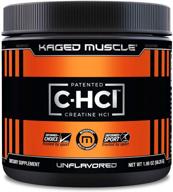 creatine hcl порошок kaged muscle - улучшенная растворимость, патентованная формула гидрохлорида, без вкуса 750 мг креатин гидрохлорида - 75 порций логотип