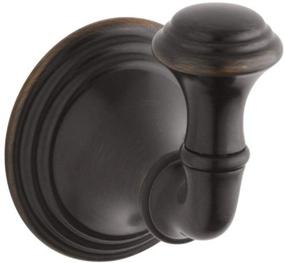 img 1 attached to 🧷 KOHLER Devonshire Oil Rubbed Bronze Robe Hook - K-10555-2BZ