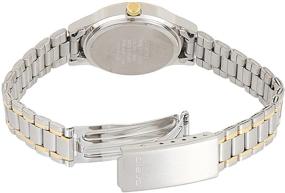 img 3 attached to Casio Womens LTP1128G 7B Two Tone Stainless Steel