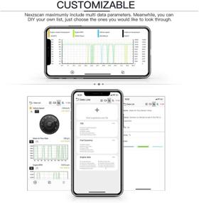 img 1 attached to HUMZOR NexzScan Enhanced OBD2 Scanner Bluetooth 4.2: Профессиональный автомобильный считыватель кодов и диагностический инструмент OBDII для iPhone и Android