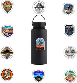 img 1 attached to 🏞️ Explore the Outdoors: ARPA 50Pcs National Park Stickers for Personalizing Laptops, Books, Cars, and More