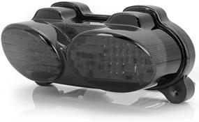img 4 attached to Amazinea Smoke Integrated 90 LED Brake Blinker Tail Light for Kawasaki ZR7S ZX6R ZX900 ZX9R ZZR600: Enhance Safety & Style with Upgraded Lighting