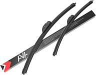 🌧️ 26''+16'' ava silicone windshield wipers: all-weather, water-repellent, quiet and long-lasting (pack of 2) logo
