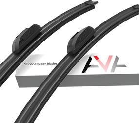 img 3 attached to 🌧️ 26''+16'' AVA Silicone Windshield Wipers: All-Weather, Water-Repellent, Quiet and Long-Lasting (Pack of 2)