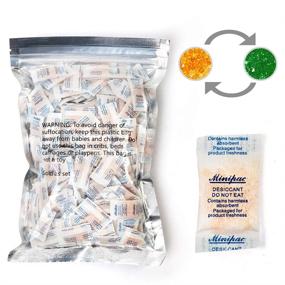 img 4 attached to 🌬️ Desiccant 300Packs: Powerful Unscented Moisture Absorber!