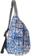 kavu crossbody shoulder polyester backpack logo