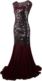 img 3 attached to 👗 Roaring-style Women's Clothing: VIJIV Inspired Embellished Dresses