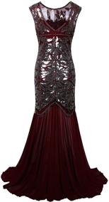 img 2 attached to 👗 Roaring-style Women's Clothing: VIJIV Inspired Embellished Dresses