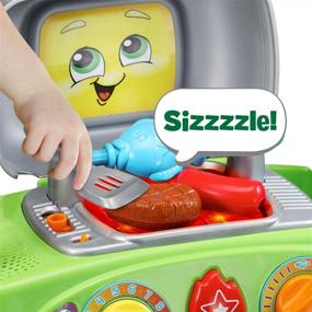 img 1 attached to Enhance Your Child's Playtime with the LeapFrog Smart Sizzlin BBQ Grill