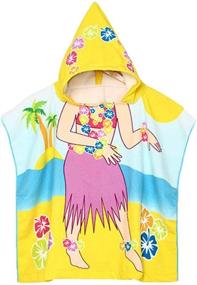 img 4 attached to Kids Hooded Beach Towel Years