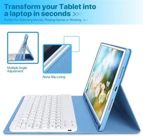 img 1 attached to Keyboard Detachable Wireless Bluetooth Magnetic Tablet Accessories