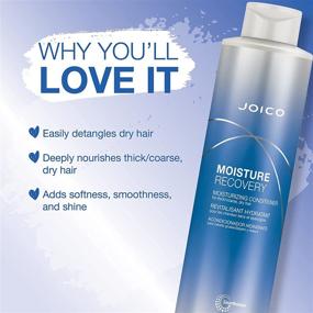 img 3 attached to Joico Moisture Recovery Conditioner: Ultimate Breakage Reduction for Thick, Coarse, and Dry Hair