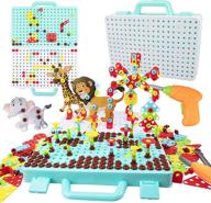 🧩 enhanced learning and fun with wisestar drill puzzle toy 471pcs logo