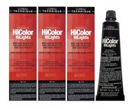 💇 loreal excellence hicolor highlights magenta - 3 pack, 1.2 fl oz (35ml) logo