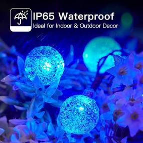 img 3 attached to Solar String Lights Outdoor 60 LED 36Ft Solar Patio Lights With 8 Modes