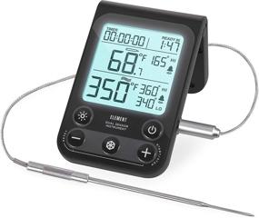 img 4 attached to 🌡️ Lavatools OVT02 Element: Dual-Sensor Digital Oven Thermometer - Perfect for Oven, Grill, and Smoker + Stainless Temperature Probe