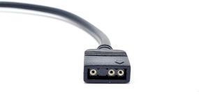 img 3 attached to 🔌 Расширительный кабель с адресной RGB-подсветкой - 50 см/ 2 шт. от Micro Connectors, модель F04-01ARGB50-2P