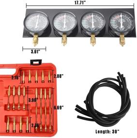 img 1 attached to 🔧 WINMAX TOOLS AUTOMOTIVE Carburetor Synchronizer & Adjustment Tool Kit – Vacuum Gauge Set for Gs Kz 550 650 750