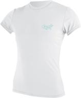 π o'neill women's premium skins upf 50+ short sleeve sun shirt: ultimate protection and style for women logo