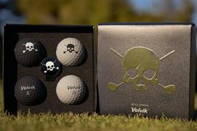 img 2 attached to Stand Out on the Green: Introducing Volvik Vivid Skull Golf Ball Pack