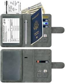 img 2 attached to 🔒 Ultimate Security: Passport Wallet Blocking Travel Accessories - Your Essential Travel Companion