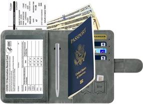 img 3 attached to 🔒 Ultimate Security: Passport Wallet Blocking Travel Accessories - Your Essential Travel Companion