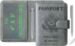 img 4 attached to 🔒 Ultimate Security: Passport Wallet Blocking Travel Accessories - Your Essential Travel Companion