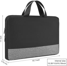 img 3 attached to Briefcase VivoBook Inspiron Pavilion X360 Grey Laptop Accessories
