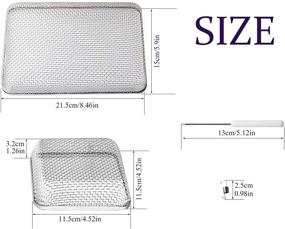 img 3 attached to 🚿 Stainless Steel Mesh RV Water Heater Vent Cover with Installation Tool - Optimized Flying Insect Screen for RV Furnaces