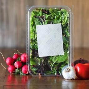 img 2 attached to 🥬 FRESHPAPER: Reusable Food Saver Sheets for Produce, Extending Freshness 2-4x Longer, 8 Sheets (1 Pack), Made in the USA by The FRESHGLOW Co