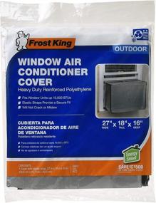 img 4 attached to 🌬️ Frost King AC2H Outside Window Air Conditioner Cover 18x27x16 - Fits up to 10,000 BTU - 6 mil - Gray