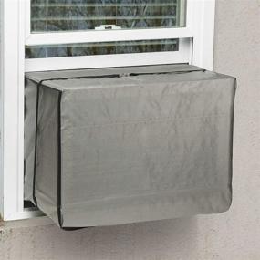 img 3 attached to 🌬️ Frost King AC2H Outside Window Air Conditioner Cover 18x27x16 - Fits up to 10,000 BTU - 6 mil - Gray