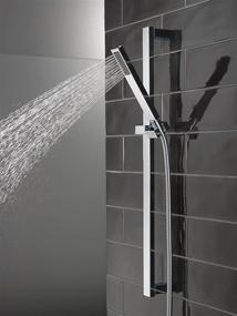 img 3 attached to 🚿 Delta Faucet Vero Single-Spray Touch-Clean Wall-Mount Slide Bar Handheld Shower Chrome 57530