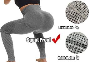 img 2 attached to Fitever Leggings Seamless Lifting Workout