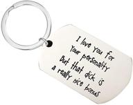boyfriend husband couples promise keychain men's accessories logo