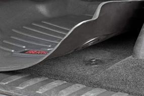 img 1 attached to 🚗 Black M-51512 Floor Liners for 2015-2021 F150 SuperCrew by Rough Country