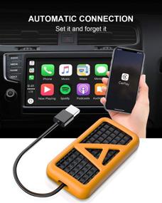 img 1 attached to APPS2Car 3.0 Wireless CarPlay Adapter for iPhone, USB Dongle for Factory CarPlay, Compatible with Apple Carplay/iPhone Wireless USB Dongle, Ideal for Factory Wired Apple Carplay Vehicles