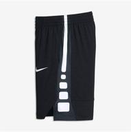 🏀 nike boys' basketball shorts in royal black: comfortable and stylish clothing for young athletes logo