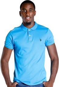 img 4 attached to U S Polo Assn Interlock Blue 8324 Men's Clothing in Shirts