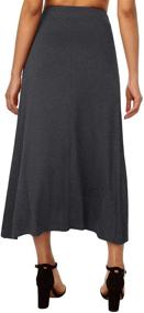 img 1 attached to 👗 High Waist Flared Skirt with Pockets for Women - DJT FASHION's Pleated Midi Skirt