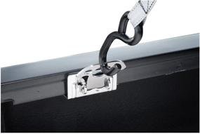 img 1 attached to Bully WTD-823 Truck Bed Accessories: Stainless Steel Cargo Tie-down Clamps (Pair) with Adjustable Rubber Mounts, Designed to Fit a Variety of Bed Rails - Compatible with Chevy, Dodge RAM, Ford, GMC, Toyota Trucks, and More
