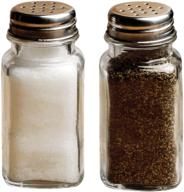 circleware yorkshire salt and pepper shakers: 2-piece set for home and kitchen utensils (2.85 oz plain) - stylish seasoning must-haves! logo