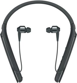 img 4 attached to Sony WI1000X/B: Black Wireless Behind-Neck In-Ear Headphones with Premium Noise Cancelling