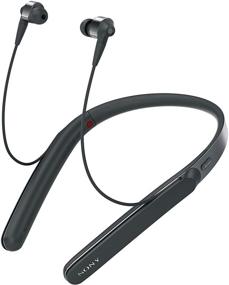 img 3 attached to Sony WI1000X/B: Black Wireless Behind-Neck In-Ear Headphones with Premium Noise Cancelling