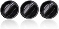 ac heater blower fan control knob set of 3 - replacement for 2000-2006 toyota tundra, replaces# 55905-0c010, 559050c010 logo