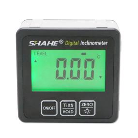 img 4 attached to SHAHE Electronic Protractor with Backlight: Accurate Inclinometer for Precise Angles