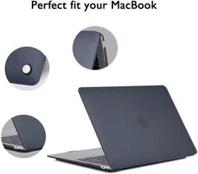 img 2 attached to 🖥️ Black Funut Case Bundle - 4 in 1 Hard Plastic Protective Laptop Case for MacBook Pro 13 Inch with Screen Protector, Keyboard Cover, and Webcam Cover - Fits Mac Pro 13 A1278 with CD ROM