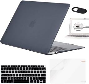 img 4 attached to 🖥️ Black Funut Case Bundle - 4 in 1 Hard Plastic Protective Laptop Case for MacBook Pro 13 Inch with Screen Protector, Keyboard Cover, and Webcam Cover - Fits Mac Pro 13 A1278 with CD ROM