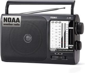 img 4 attached to Prunus J-05: AM FM Radio NOAA Weather Transistor Radio - Portable, Battery Operated with Excellent Reception - 3X D Cell Batteries or AC Power - Ideal for Household &amp; Outdoor Use