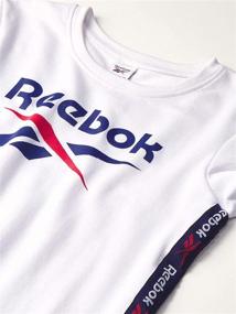 img 2 attached to 👗 Рубашка для девочек Reebok 3744 - Активная одежда для девочек, синего цвета